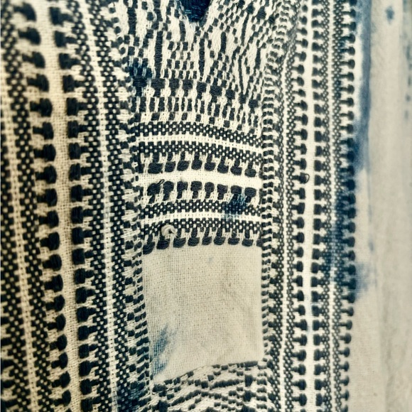 Dylan Embroidery & Tie Dye Indigo Tunic sz m - Picture 4 of 8